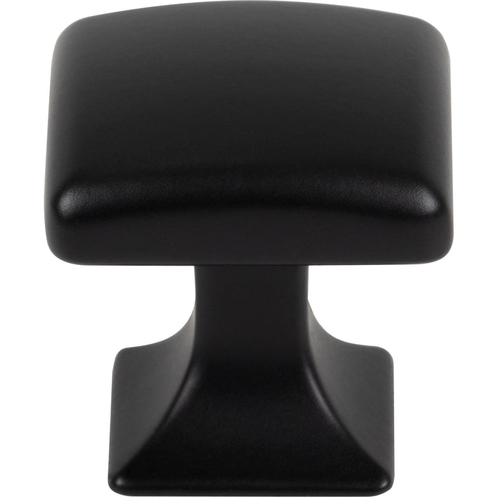 Top Knobs Contour Square Knob, Flat Black, angle 2