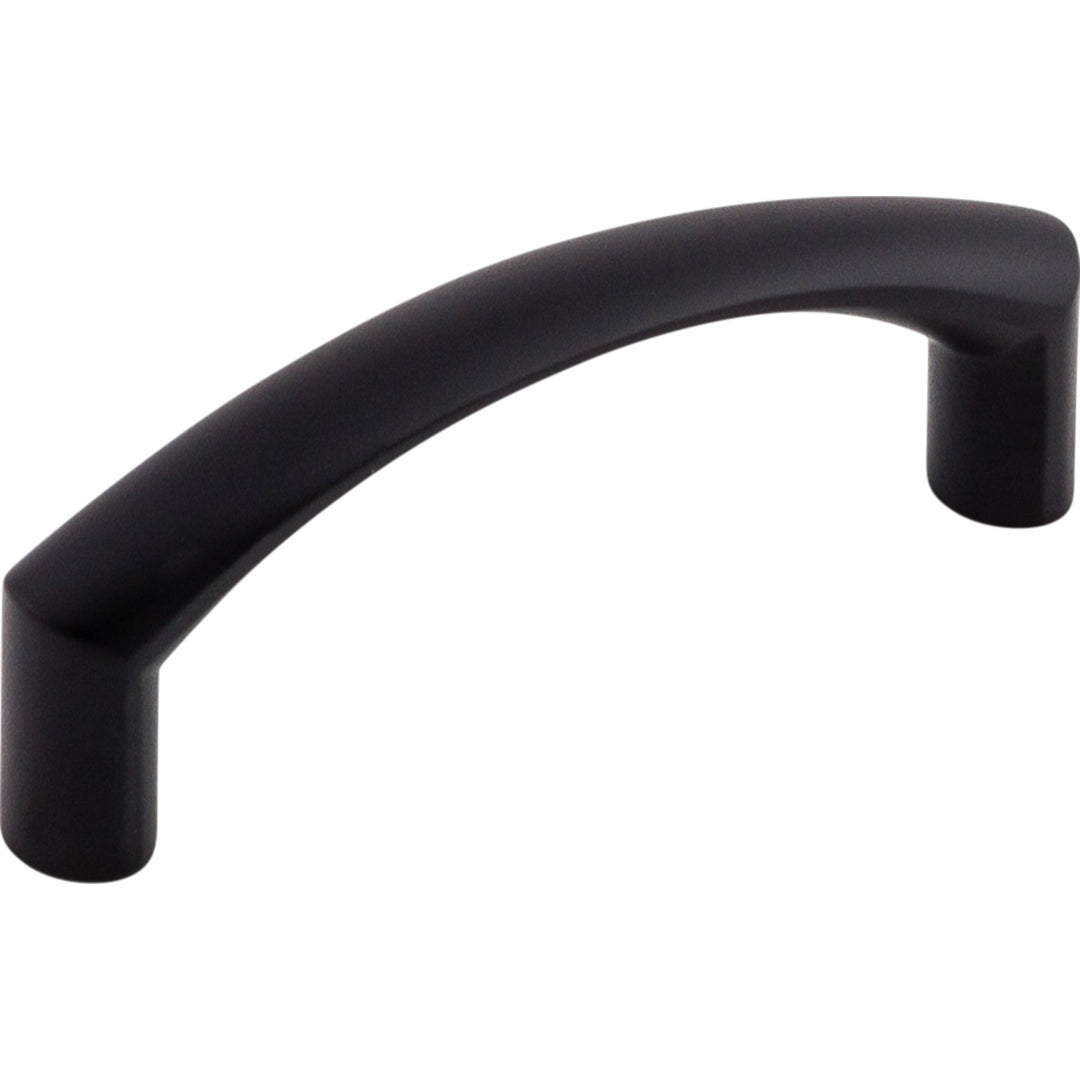 Top Knobs Griggs Bar Pull, Flat Black, angle 2