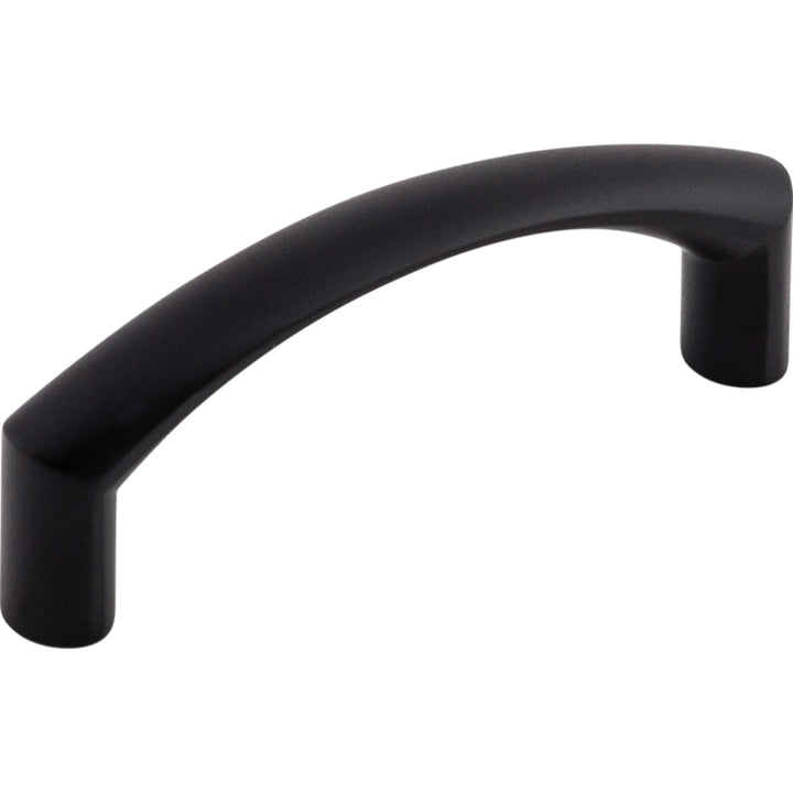 Top Knobs Griggs Bar Pull, Flat Black, angle 2