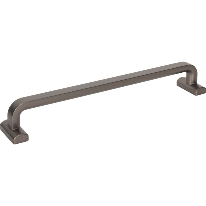 Top Knobs Harrison Appliance Pull, Ash Gray, angle 2