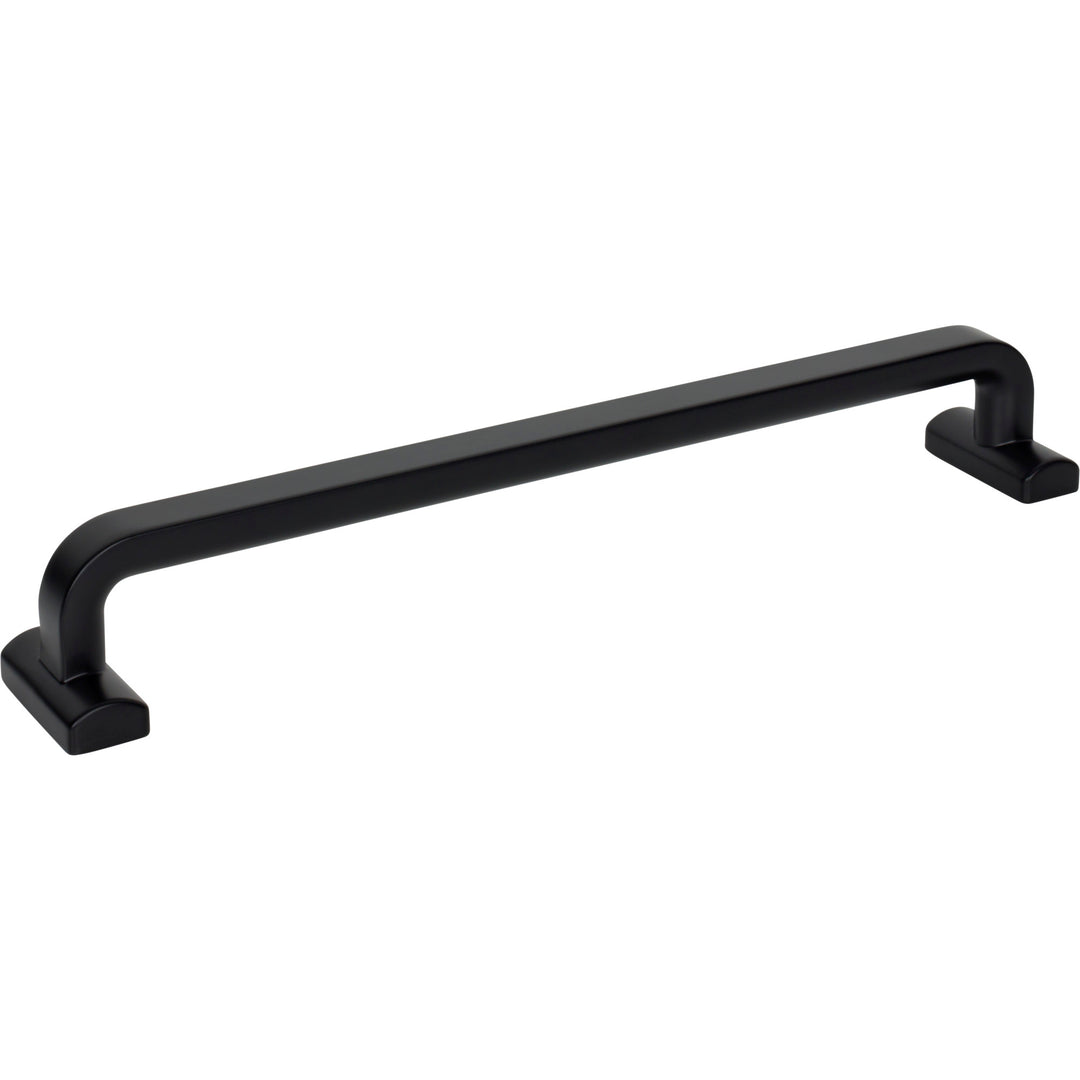 Top Knobs Harrison Appliance Pull, Flat Black, angle 2