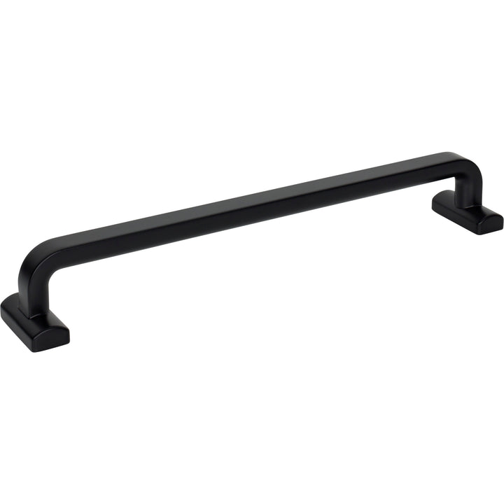 Top Knobs Harrison Appliance Pull, Flat Black, angle 2