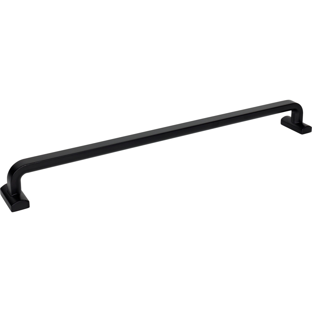 Top Knobs Harrison Appliance Pull, Flat Black, angle 2