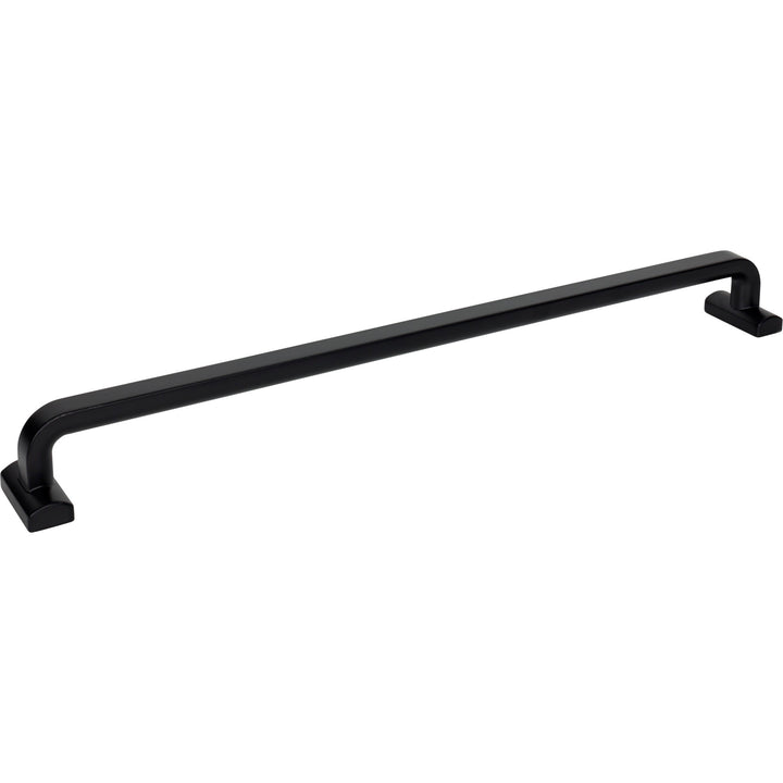 Top Knobs Harrison Appliance Pull, Flat Black, angle 2