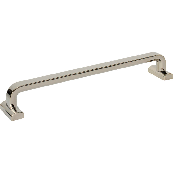 Top Knobs Harrison Appliance Pull, Polished Nickel, angle 2