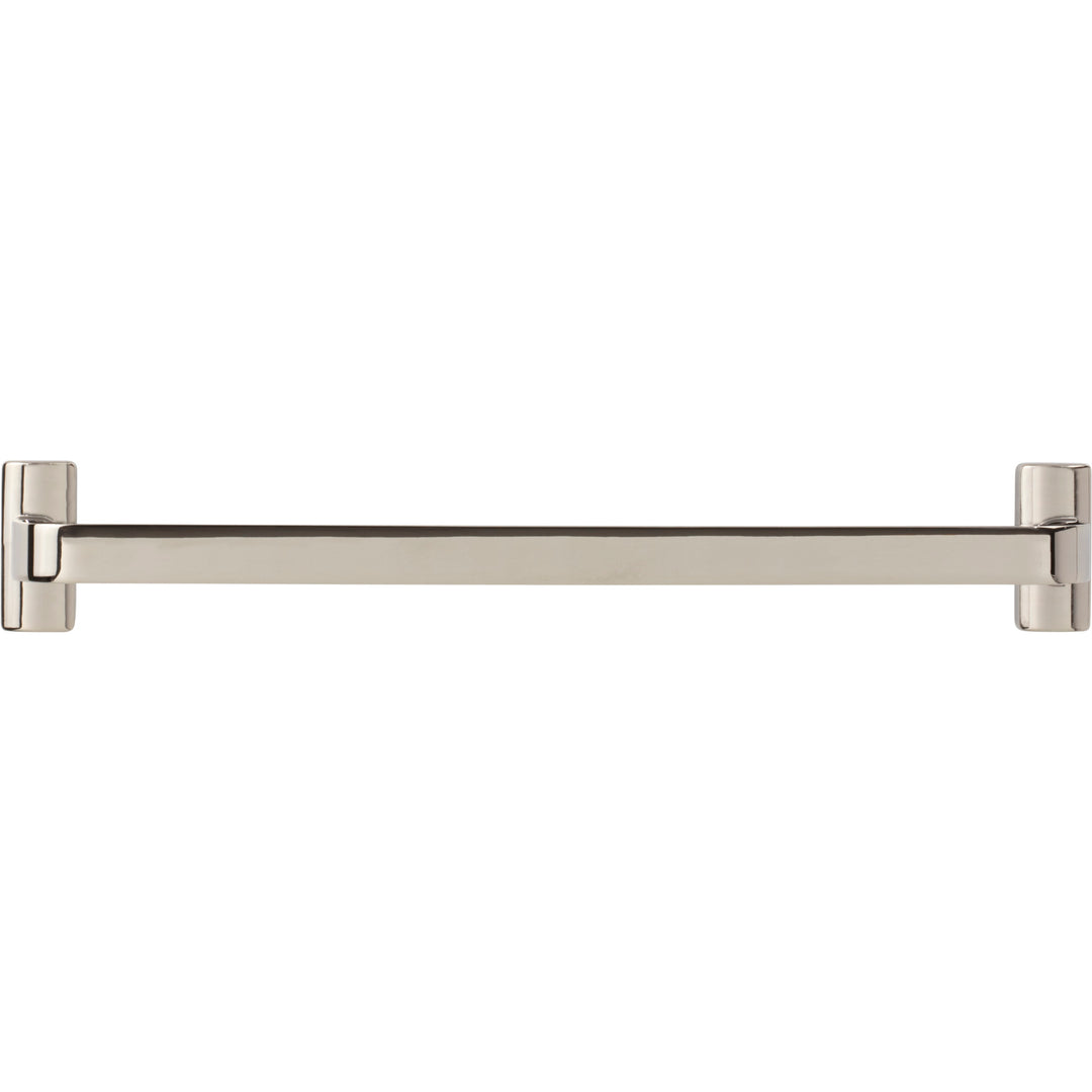 Top Knobs Harrison Appliance Pull, Polished Nickel, angle 3