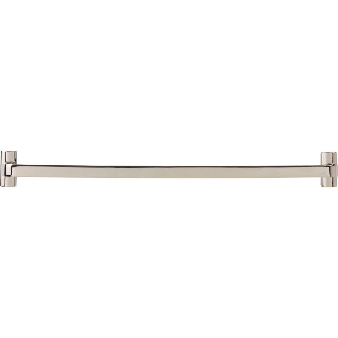 Top Knobs Harrison Appliance Pull, Polished Nickel, angle 3