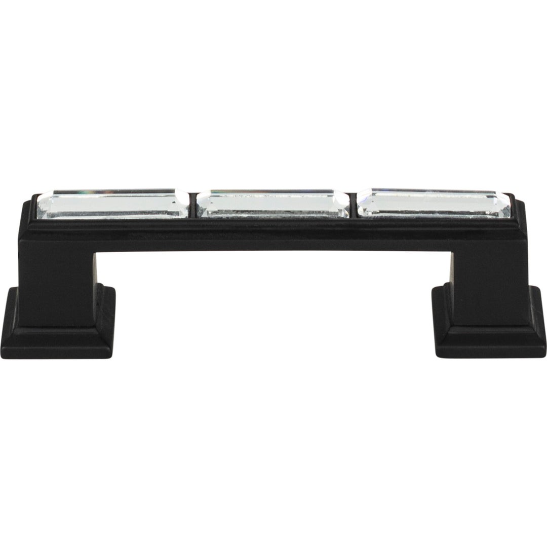 Atlas - Legacy Crystal Pulls 3" Matte Black
