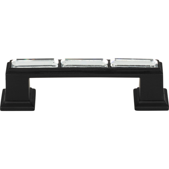 Atlas - Legacy Crystal Pulls 3" Matte Black