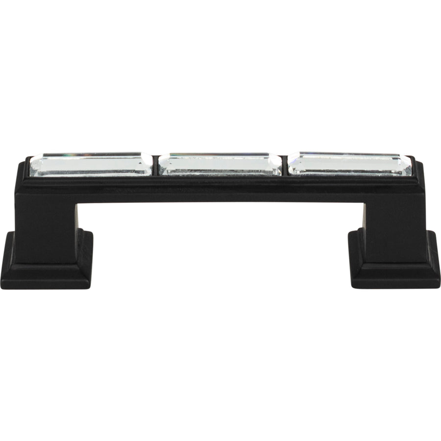 Atlas - Legacy Crystal Pulls 3" Matte Black