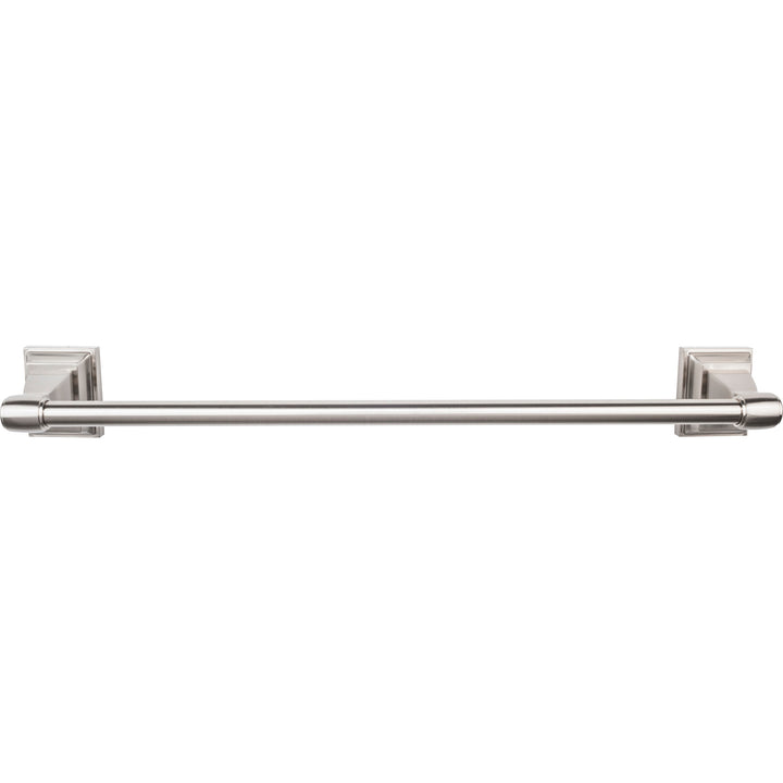 Top Knobs - Stratton Bath Towel Bar Singles 24" Brushed Satin Nickel