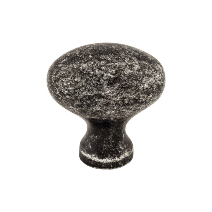 Top Knobs - Egg Oval Knobs Black Iron