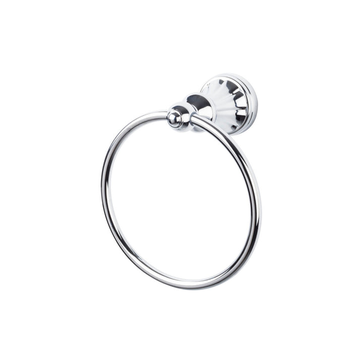 Top Knobs - Hudson Bath Rings Polished Chrome