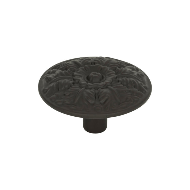 Hammered Medallion Round Knob