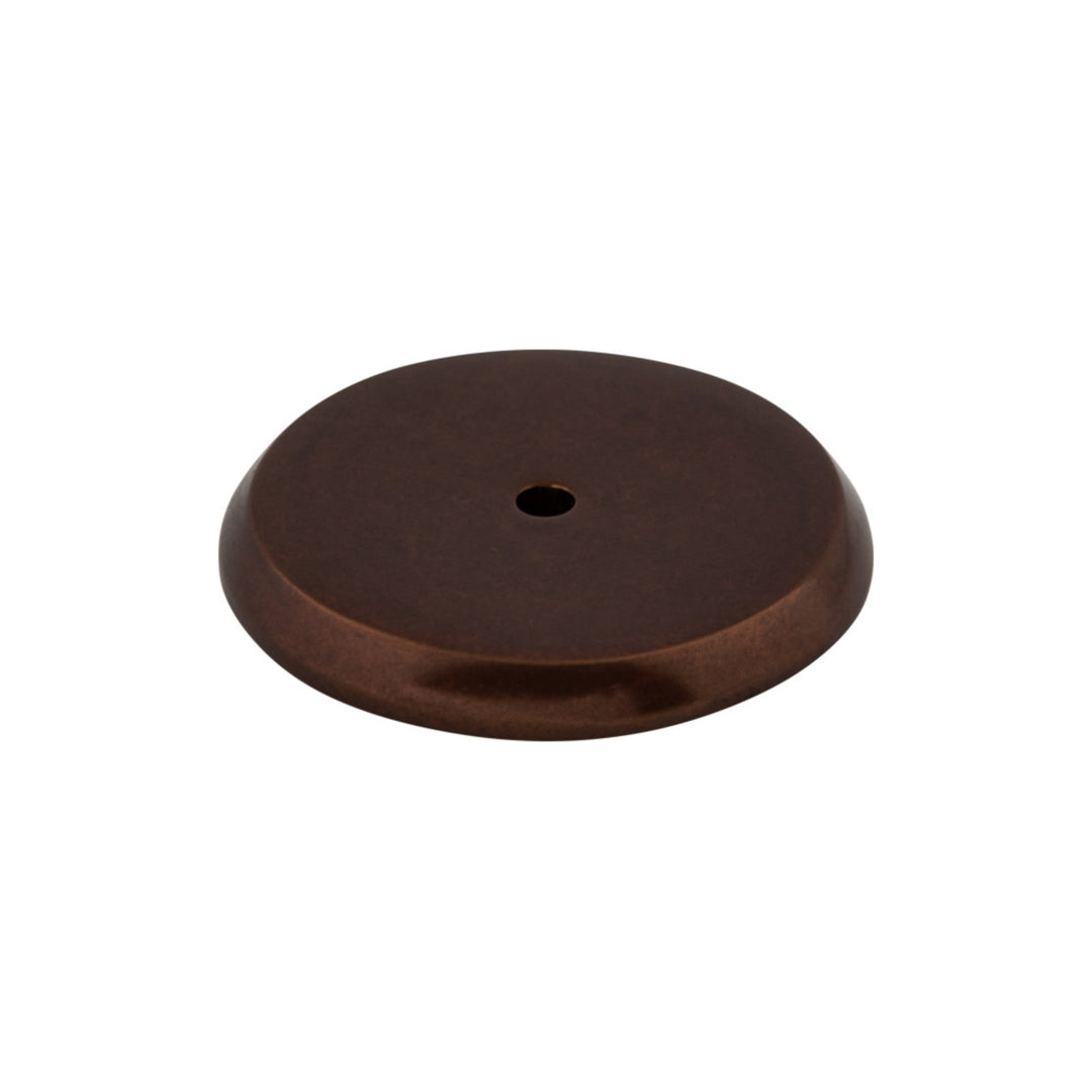 Top Knobs - Aspen Round Knob Backplates 1 3/4" Mahogany Bronze