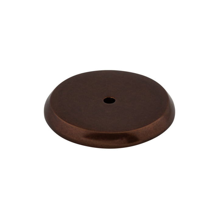 Top Knobs - Aspen Round Knob Backplates 1 3/4" Mahogany Bronze