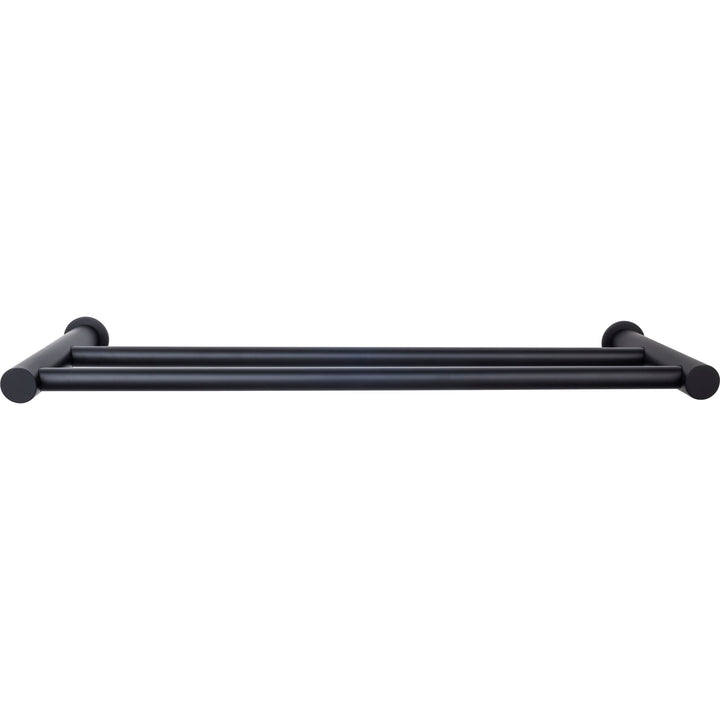 Top Knobs - Hopewell Bath Towel Bar Doubles 24" Flat Black