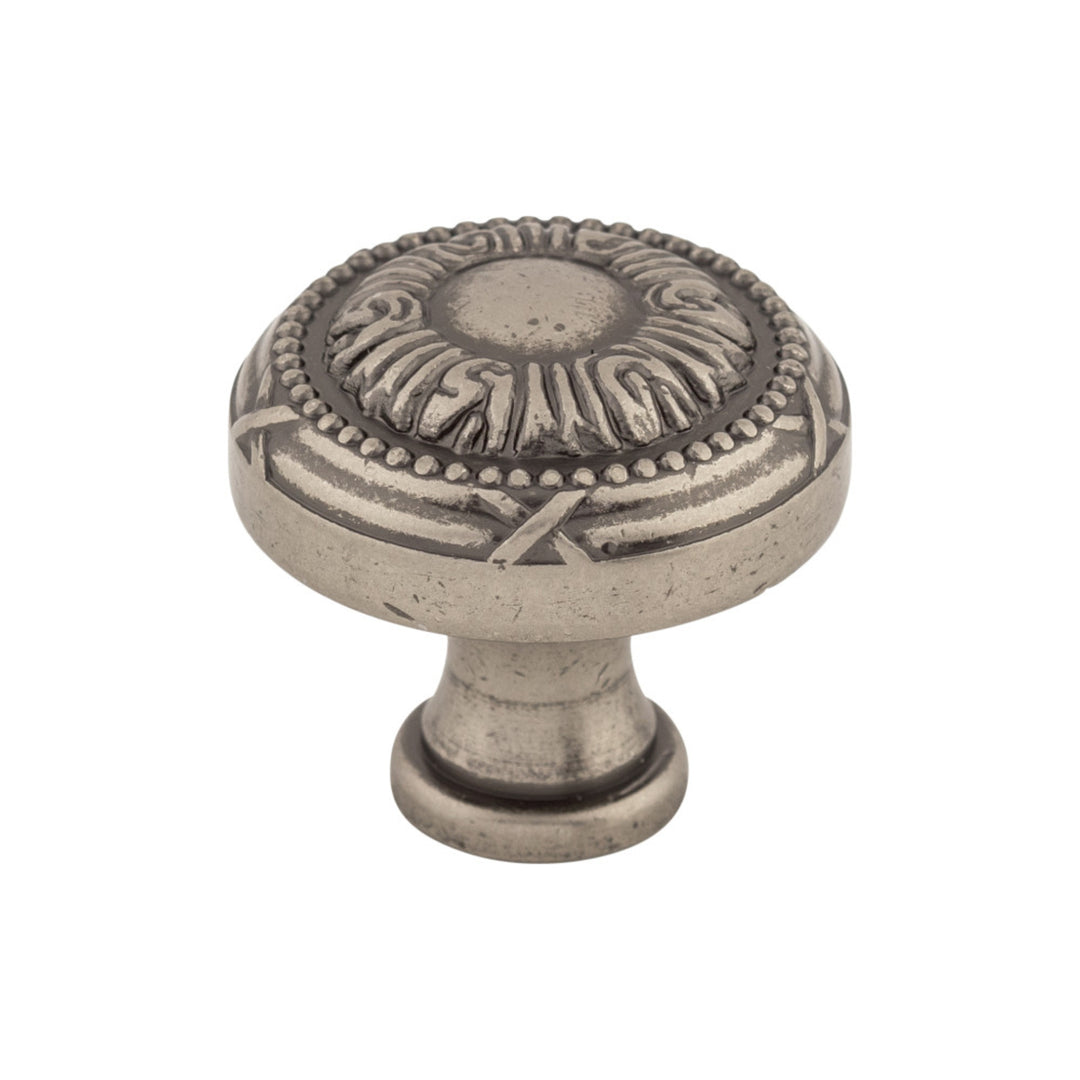 Top Knobs - Ribbon Round Knobs Pewter Antique