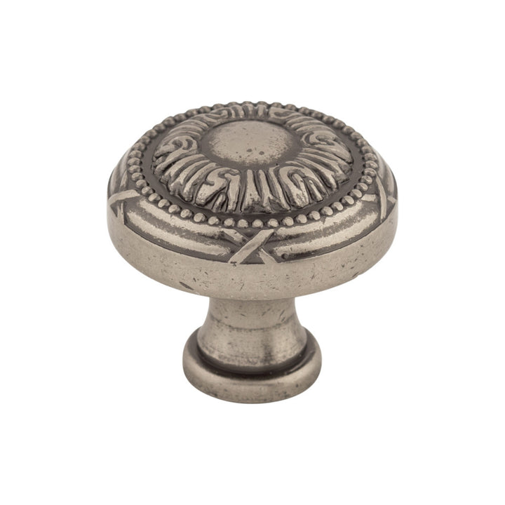 Top Knobs - Ribbon Round Knobs Pewter Antique