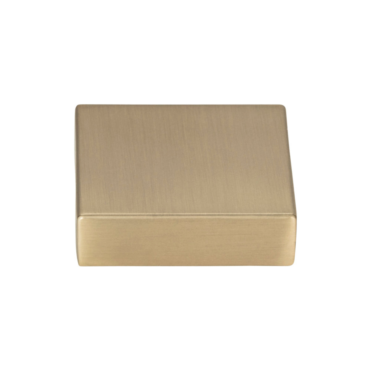 Atlas Thin Square Knob in Champagne