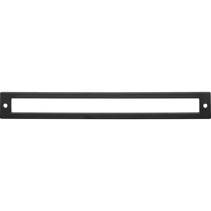 Top Knobs - Hollin Pull Backplates 8 13/16" Flat Black