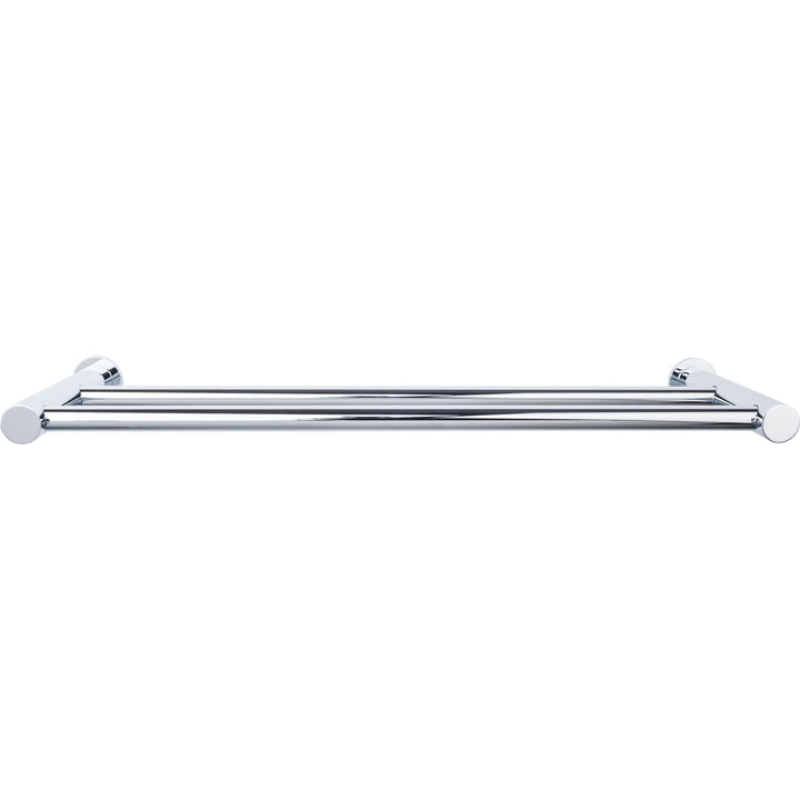 Top Knobs - Hopewell Bath Towel Bar Doubles 24" Polished Chrome