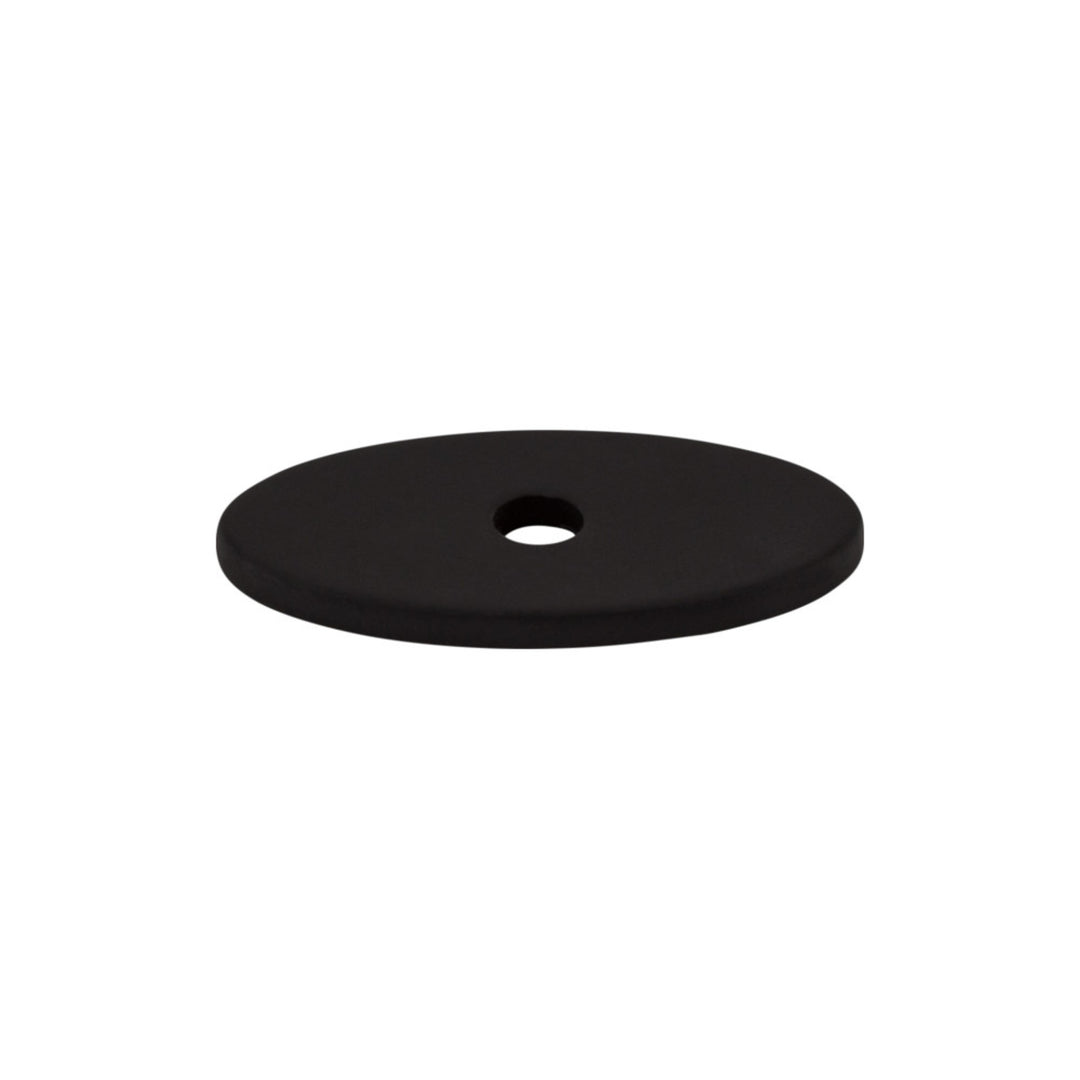 Top Knobs - Oval Knob Backplates 1 1/4" Flat Black