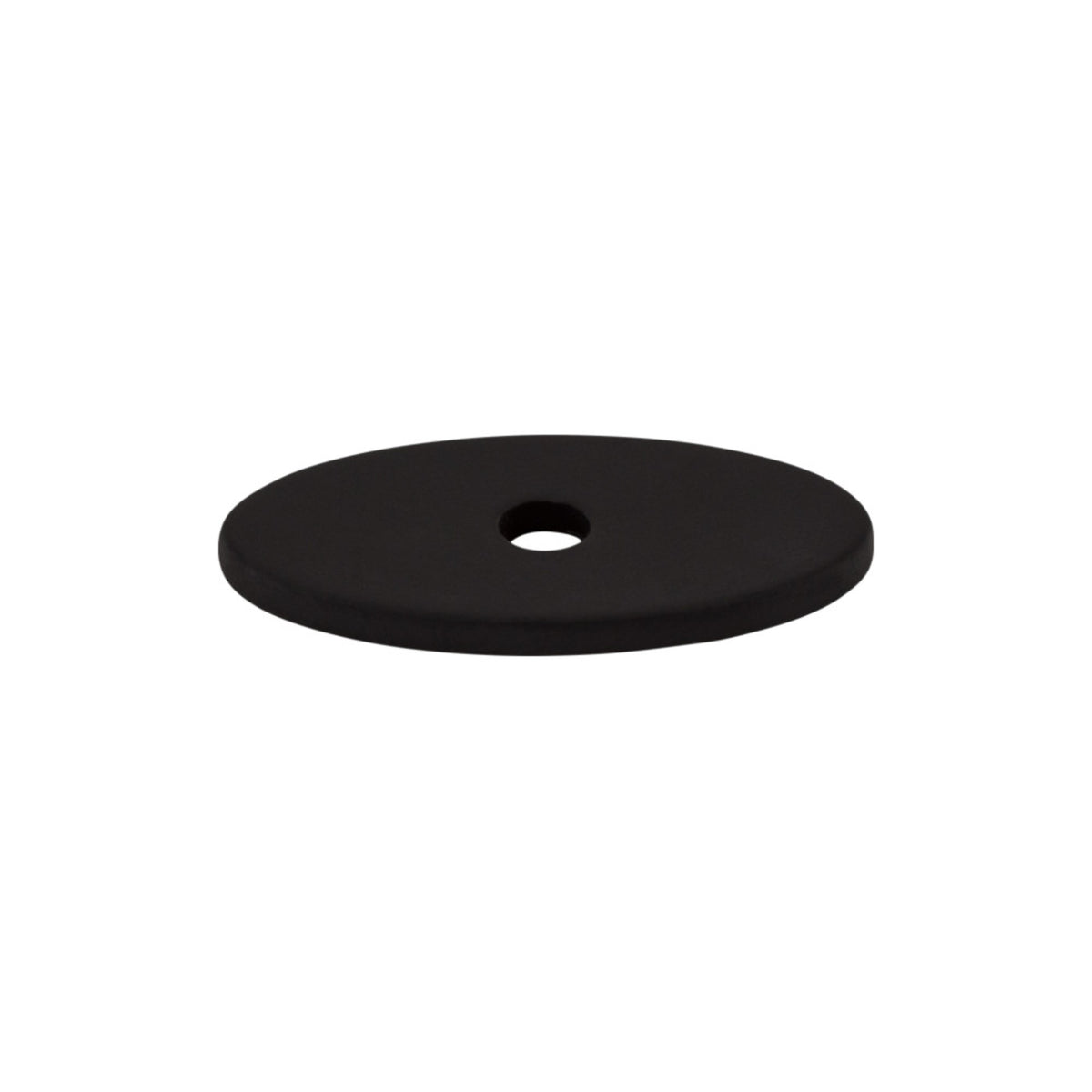 Top Knobs - Oval Knob Backplates 1 1/4" Flat Black