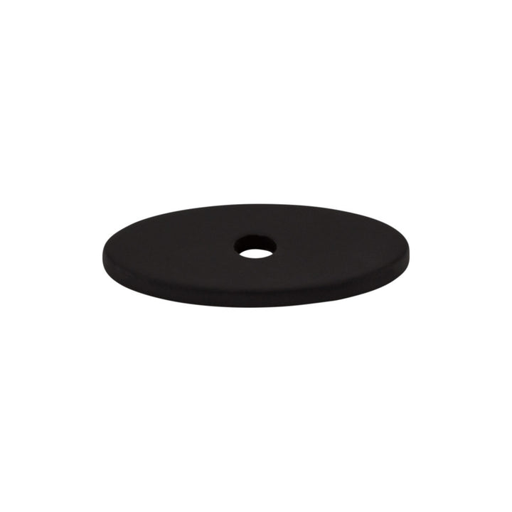 Top Knobs - Oval Knob Backplates 1 1/4" Flat Black