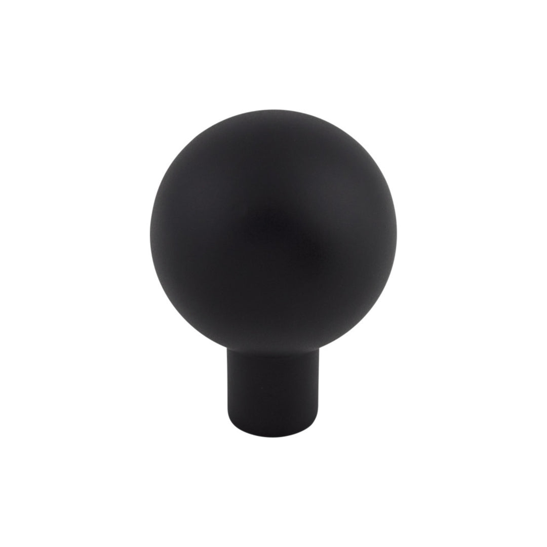 Top Knobs - Brookline Round Knobs (TK760) 1" Flat Black