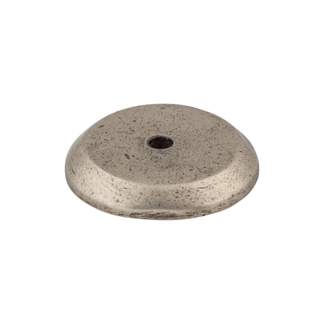 Top Knobs - Aspen Round Knob Backplates 1 1/4" Silicon Bronze Light