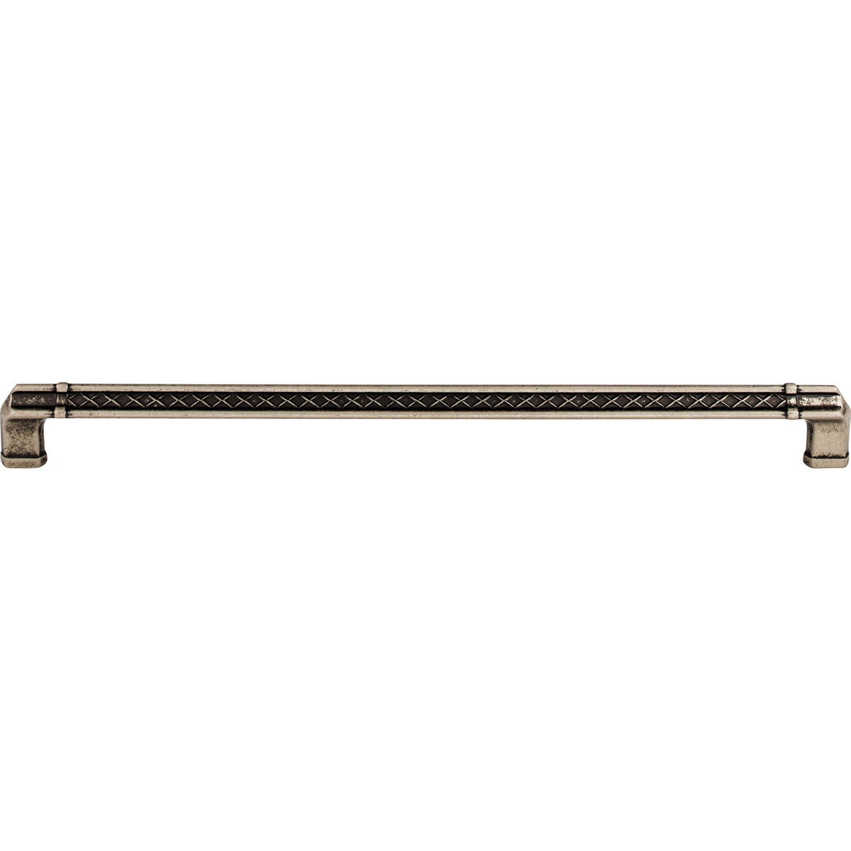 Top Knobs Tower Bridge Bar Pull in Pewter Antique