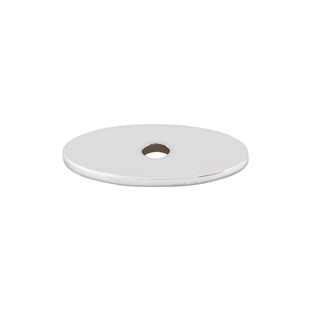 Top Knobs - Oval Knob Backplates 1 1/4" Polished Chrome