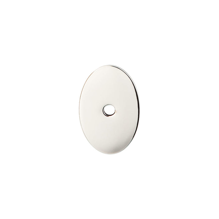 Top Knobs - Oval Knob Backplates 1 1/2" Polished Nickel