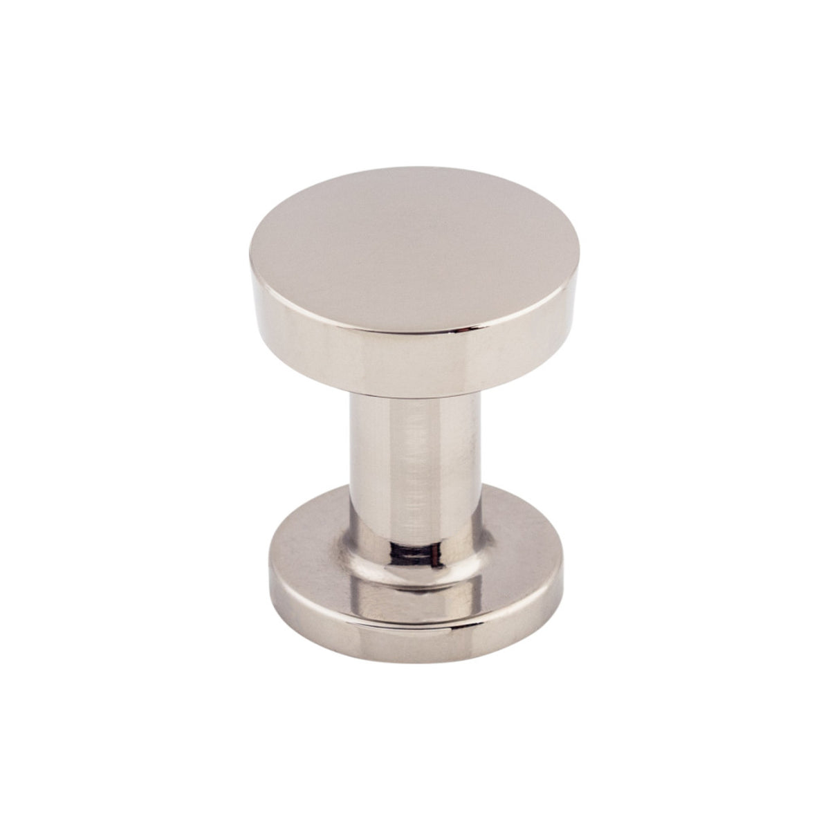 Top Knobs Spool Round Knob in Polished Stainless Steel