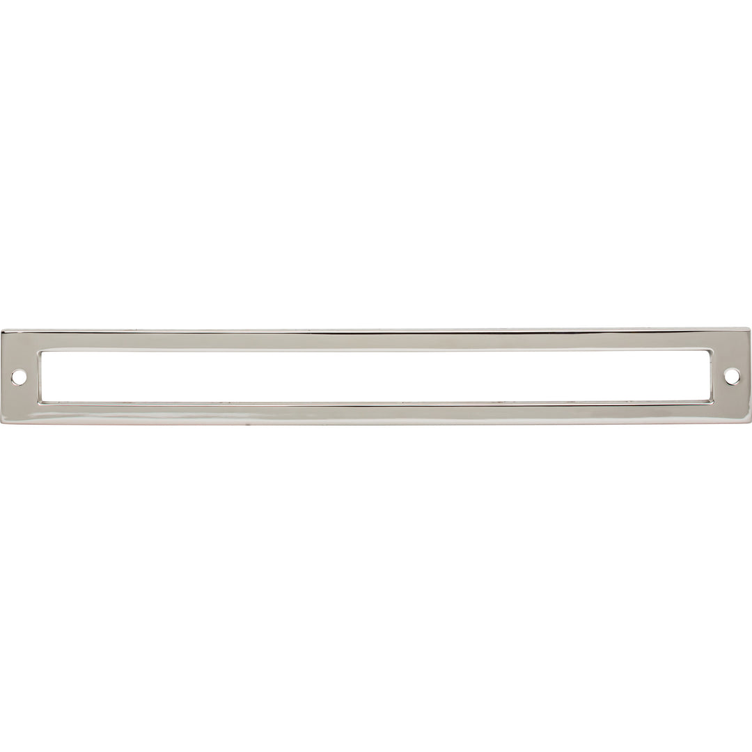 Top Knobs - Hollin Pull Backplates 8 13/16" Polished Nickel