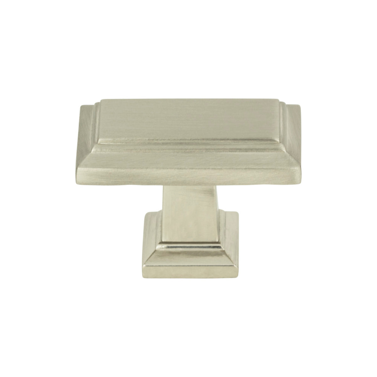 Atlas Sutton Place Rectangle Knob in Brushed Nickel