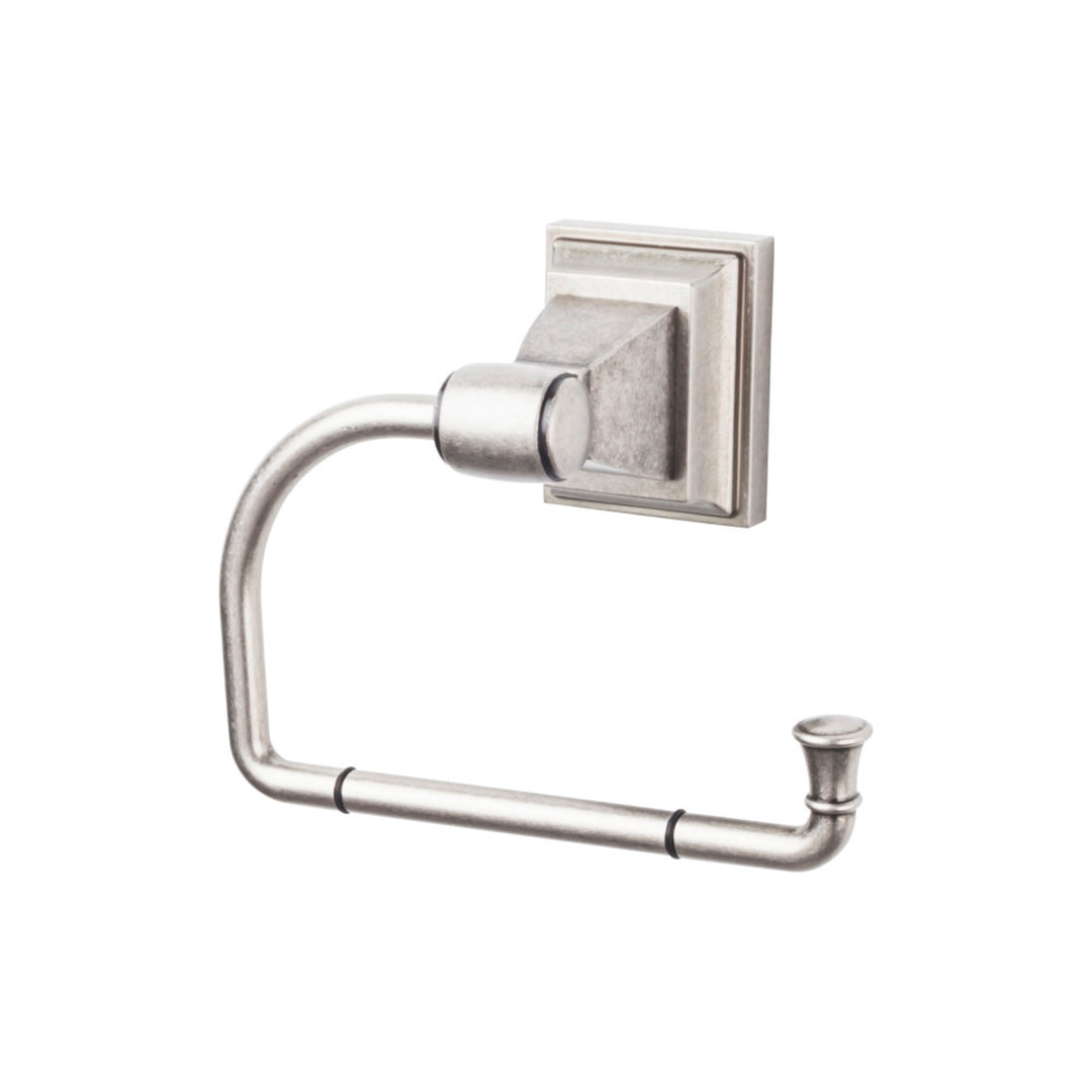 Top Knobs - Stratton Bath Tissue Hooks Antique Pewter