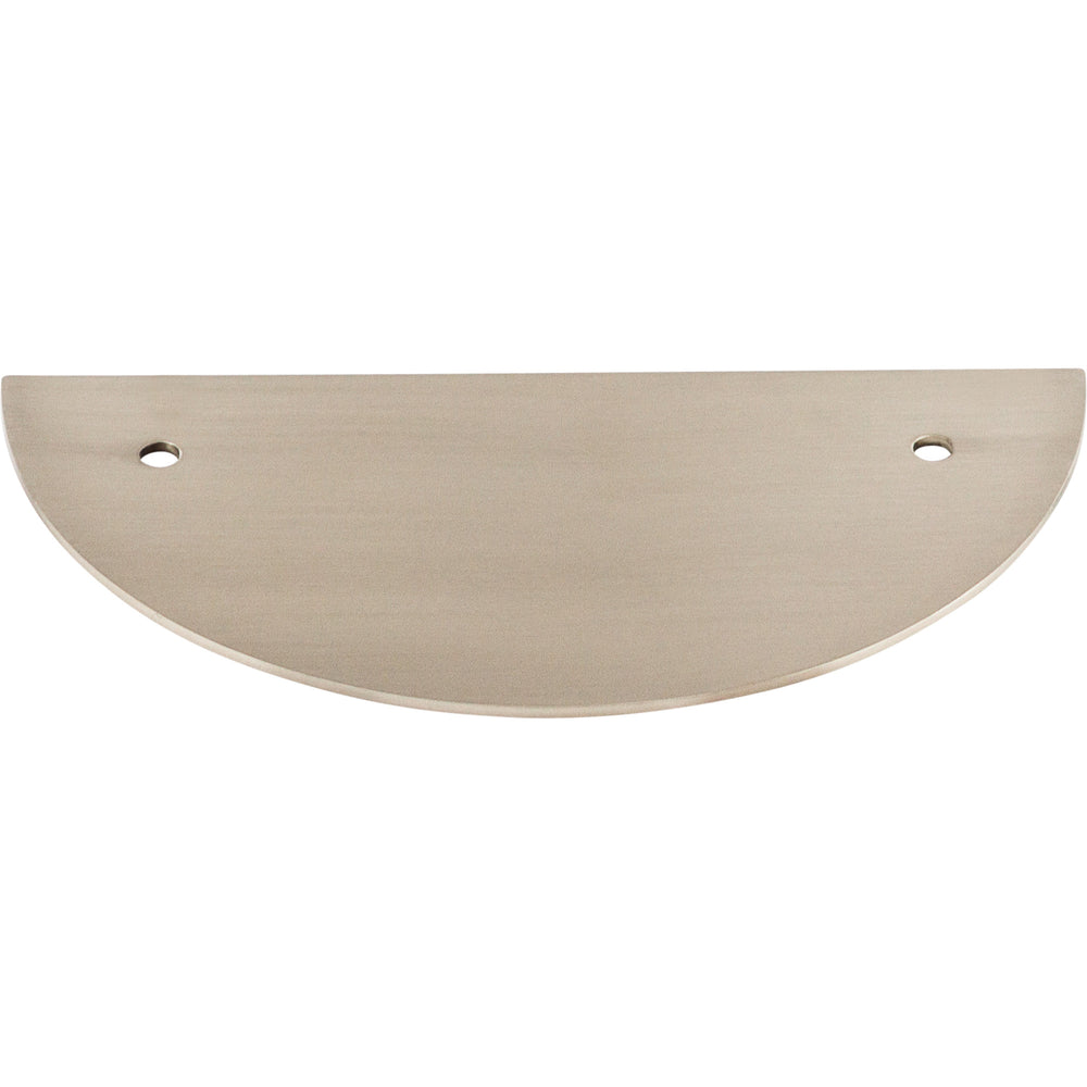 Top Knobs - Half Circle Pull Backplates Brushed Satin Nickel