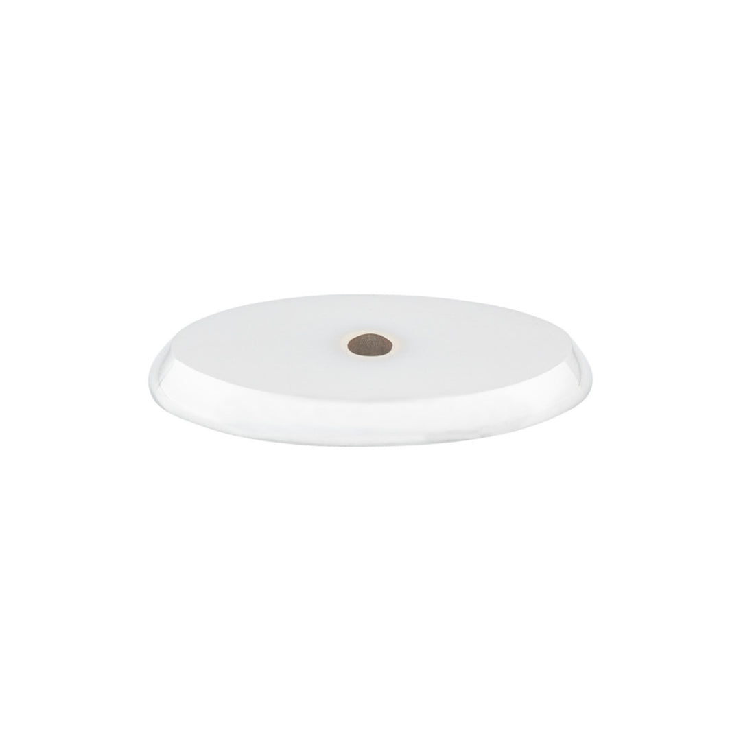 Top Knobs - Aspen II Oval Knob Backplates 1 3/4" Polished Chrome