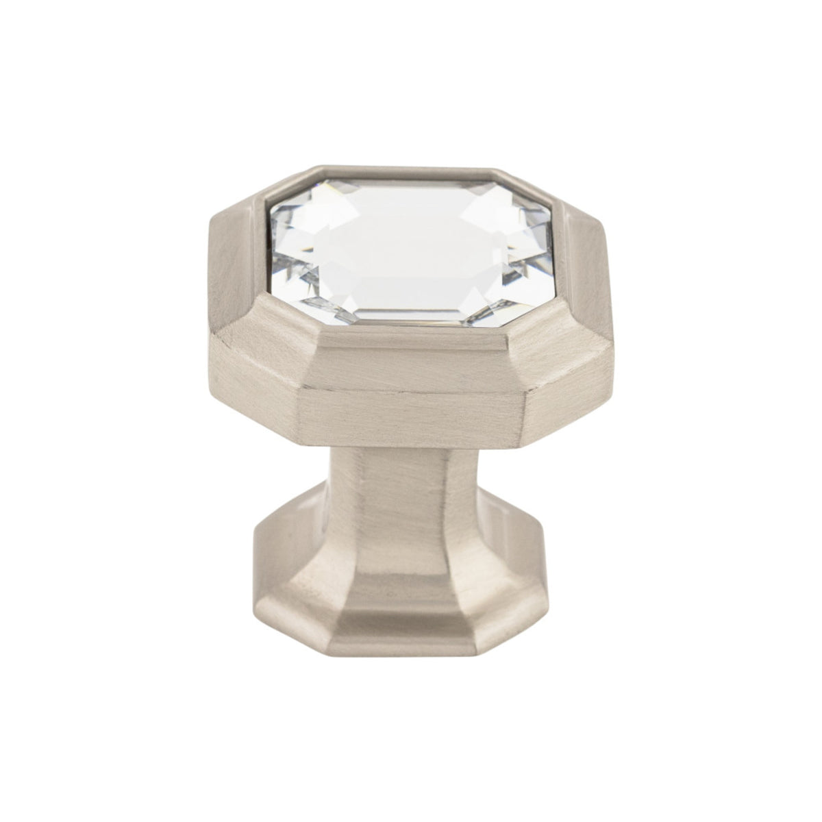 Top Knobs CHAREAU Square Knob in Brushed Satin Nickel