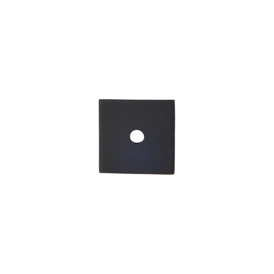 Top Knobs - Square Knob Backplates 1" Flat Black
