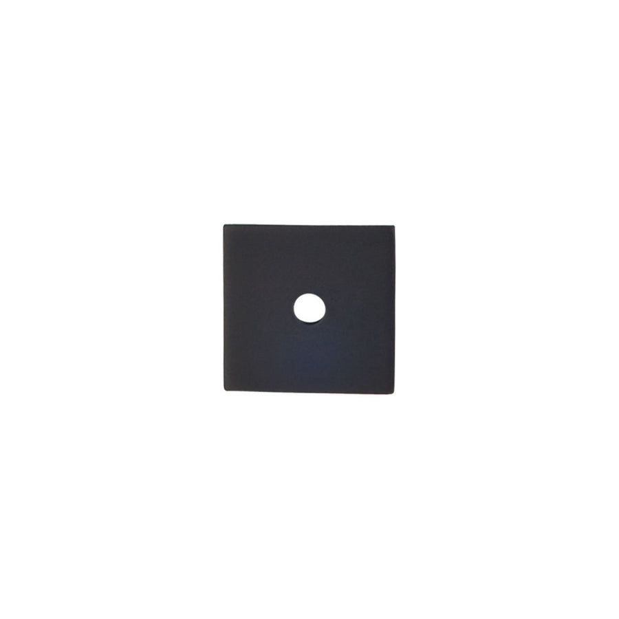 Top Knobs - Square Knob Backplates 1" Flat Black
