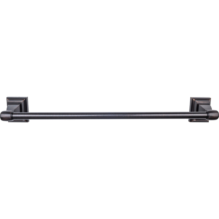Top Knobs - Stratton Bath Towel Bar Singles 30" Tuscan Bronze