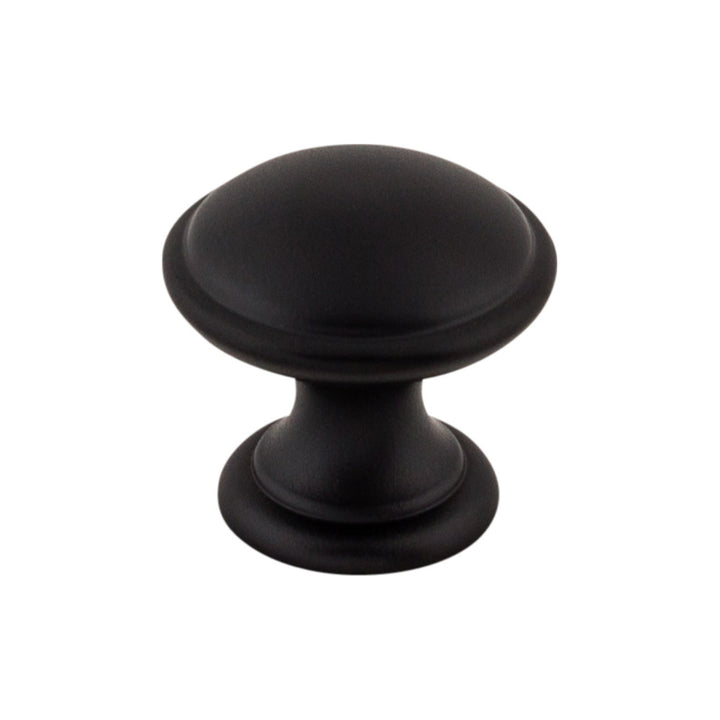 Top Knobs - Rounded Round Knobs Flat Black