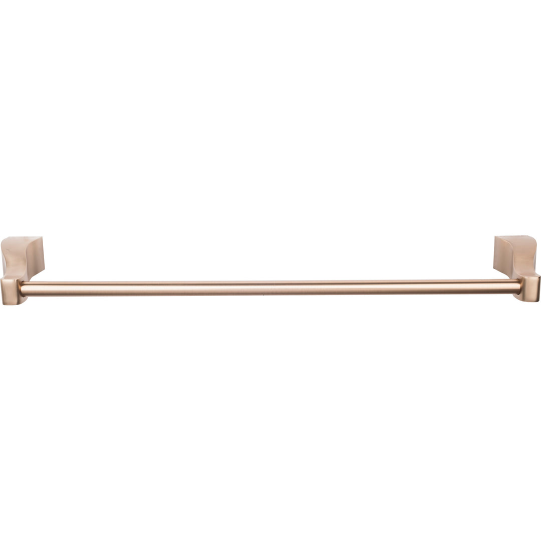 Top Knobs - Aqua Bath Towel Bar Singles 18" Brushed Bronze