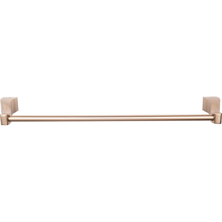 Top Knobs - Aqua Bath Towel Bar Singles 18" Brushed Bronze