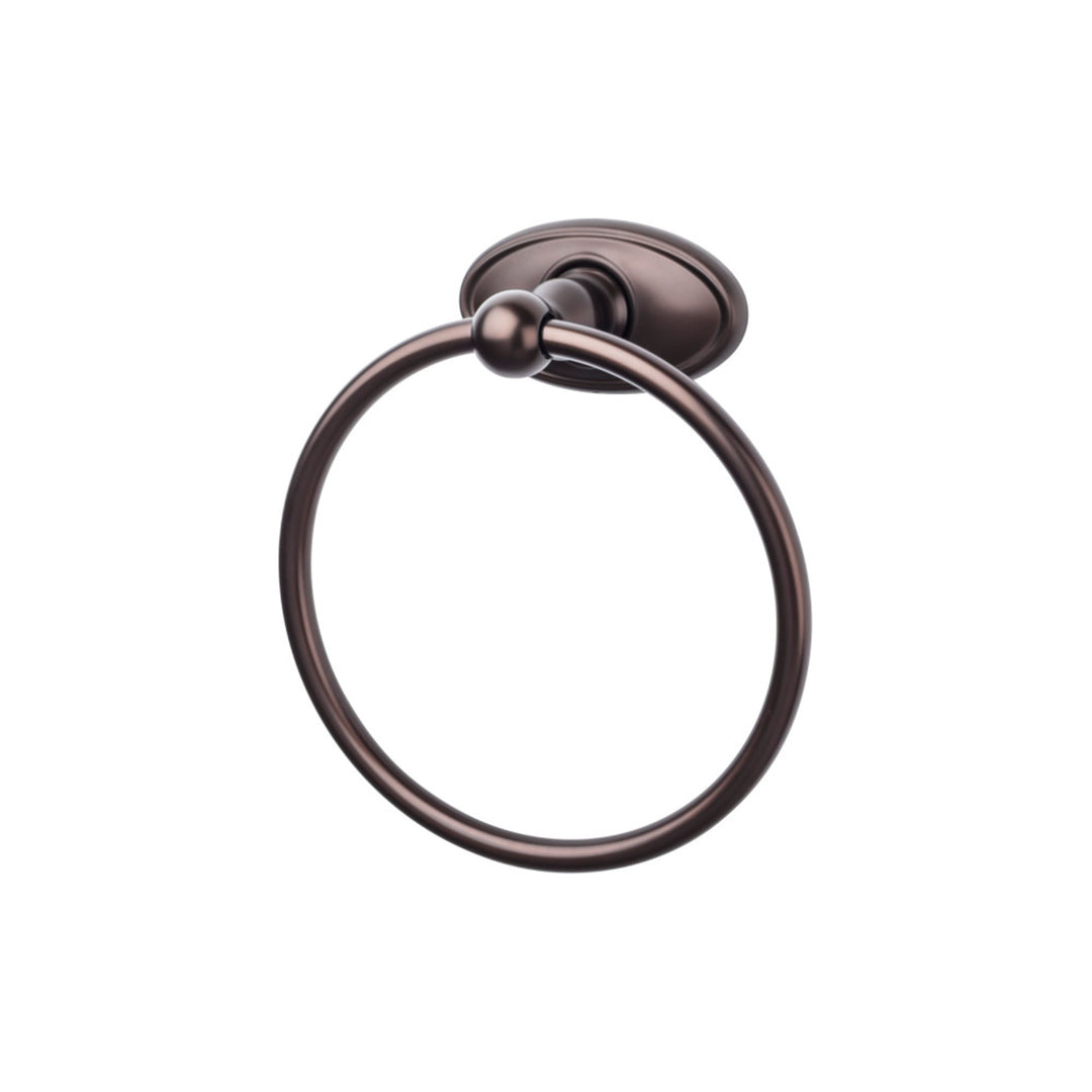 Top Knobs - Edwardian Bath Ring Oval Backplates Oil Rubbed Bronze