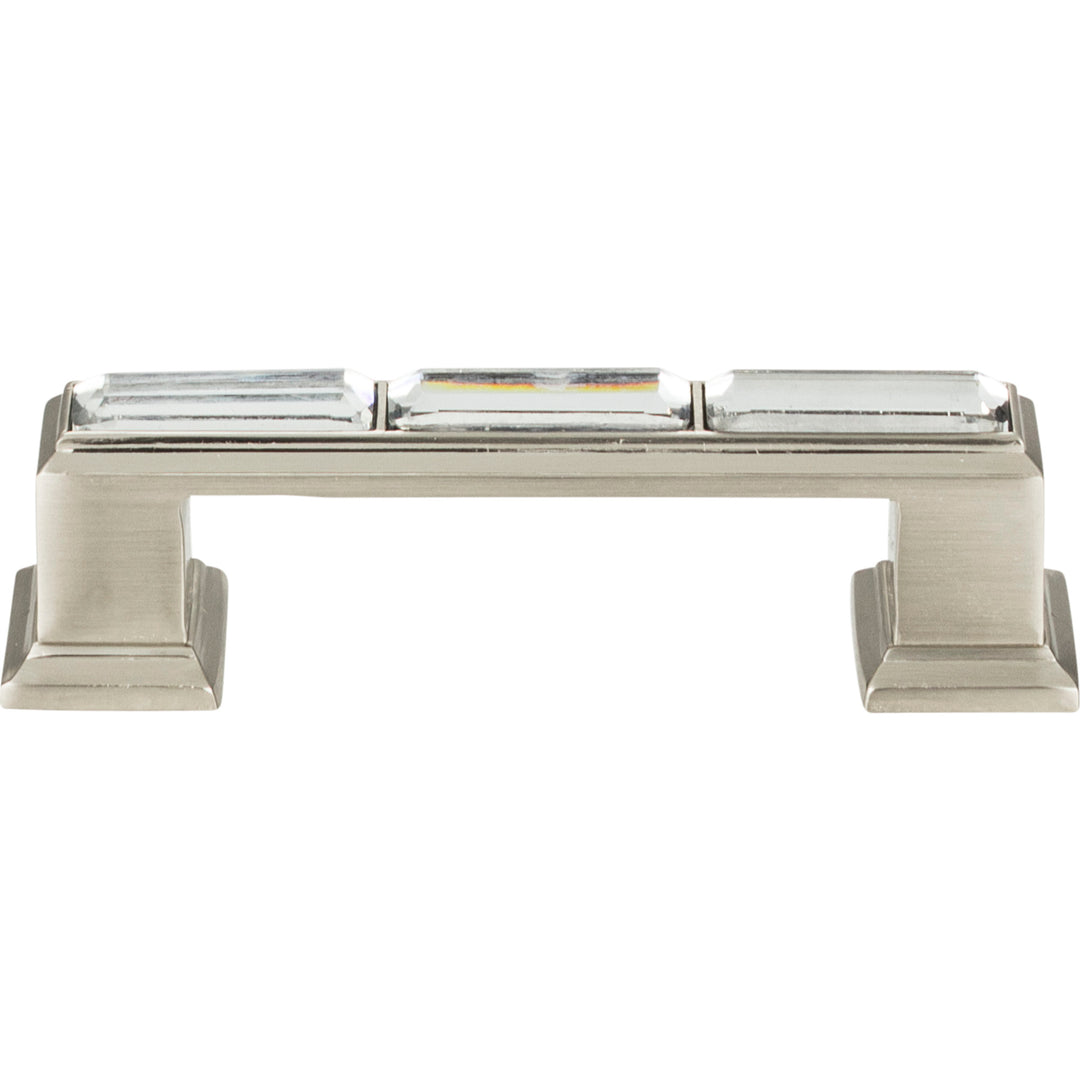 Atlas - Legacy Crystal Pulls 3" Brushed Nickel