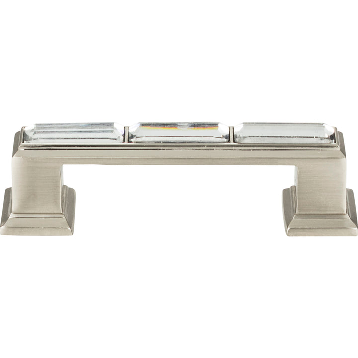 Atlas - Legacy Crystal Pulls 3" Brushed Nickel